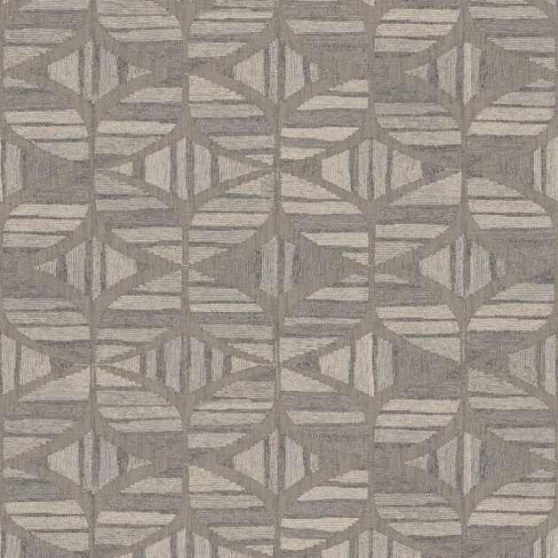 Casamance 76982854 Broderies Filandra Orage - tapeta w geometryczny wzór na tle imitującym haft