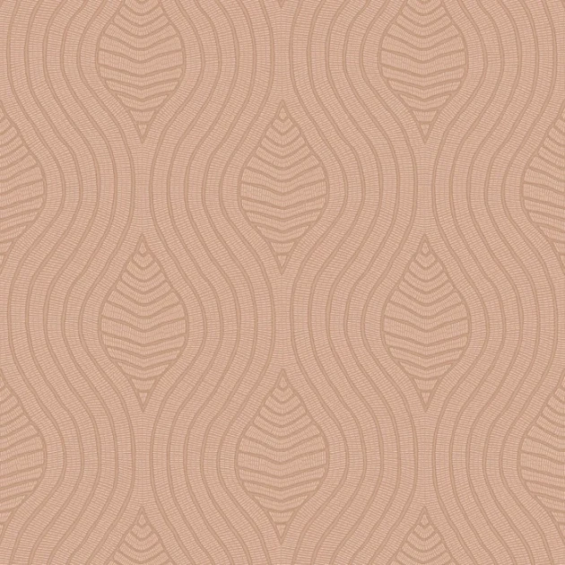 Casamance 76993262 Broderies Brodelia Nude - tapeta imitująca haft w fale