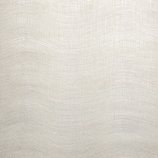Casamance 70440262 Impulsion Kota Craie doré - tapeta w fale o metalicznym wykończeniu
