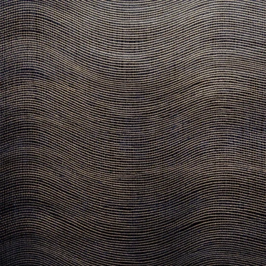 Casamance 70440568 Impulsion Kota Craie doré - tapeta w fale o metalicznym wykończeniu