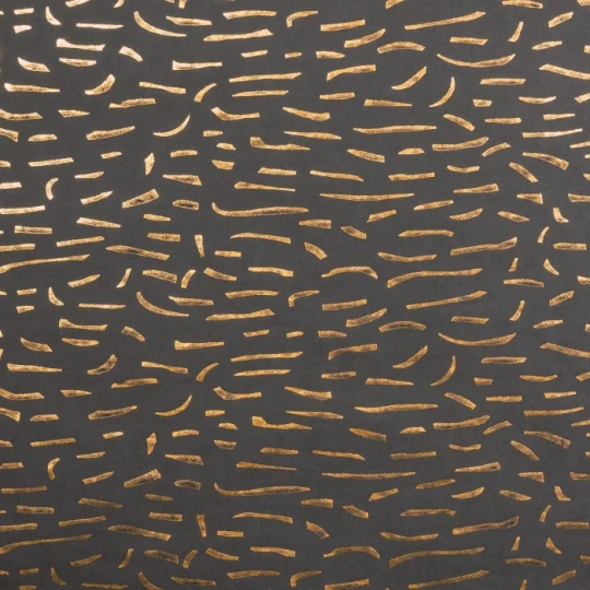 Casamance 71900577 Impulsion Luméis Noir de lune bronze - tapeta tekstylna z metalicznymi elementami