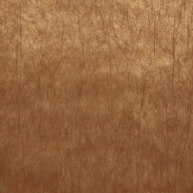 Casamance 71880866 Impulsion Oxea Terre de sienne doré - tekstylna tapeta metaliczna