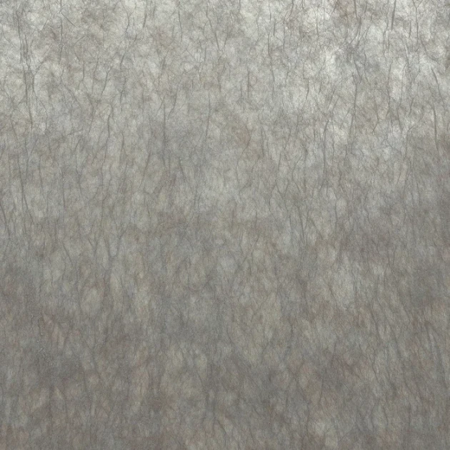 Casamance 71880533 Impulsion Oxea Gris nuage argenté - tekstylna tapeta metaliczna
