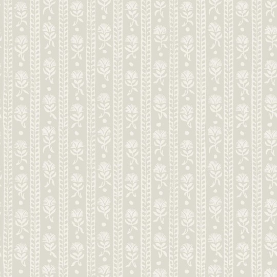 Boras Tapeter 8053 Anno II Nejlikerand Gray - tapeta w roślinne paski