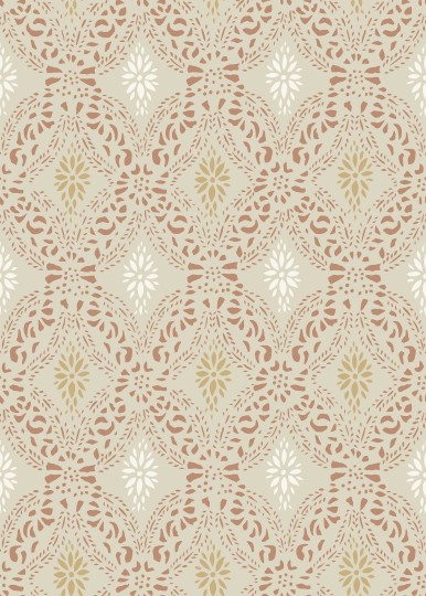 Boras Tapeter 8055 Anno II Kvarnholmen Red - tapeta w koronkowy motyw roślinny