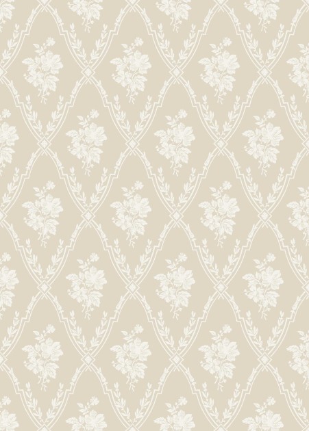 Boras Tapeter 8061 Anno II Västigårn Beige - tapeta w roślinne ornamenty