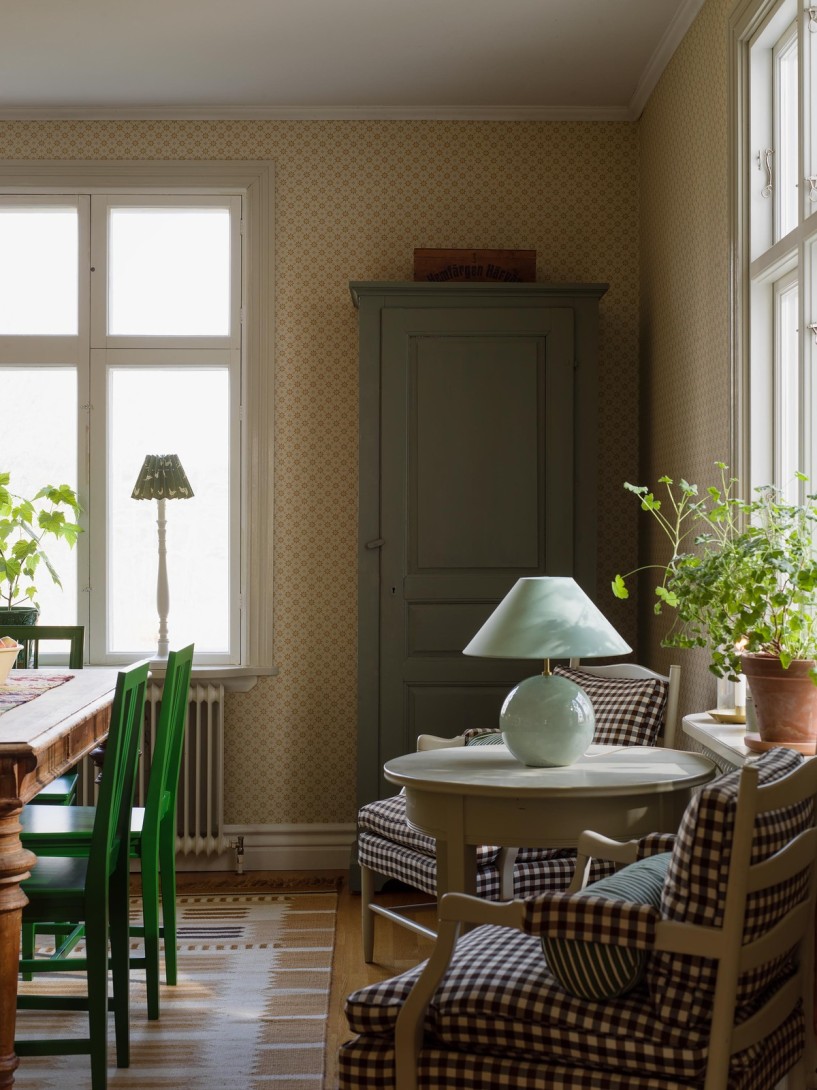 Boras Tapeter 8066 Anno II Stella Yellow - tapeta w gwiazdki