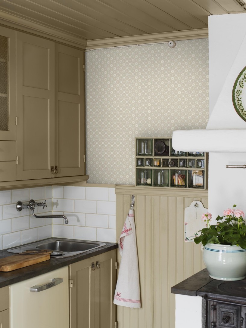 Boras Tapeter 8068 Anno II Stella Beige - tapeta w gwiazdki