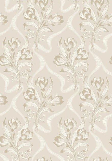 Boras Tapeter 8072 Anno II Jugendbukett Beige - tapeta w kwiaty