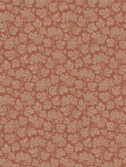 Boras Tapeter 8081 Anno II Hagtorn Red - tapeta w liście i kwiaty