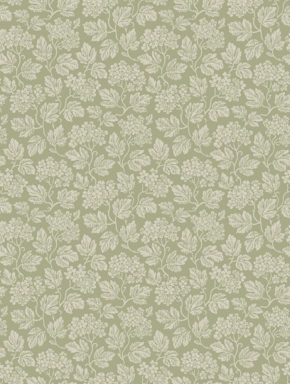 Boras Tapeter 8083 Anno II Hagtorn Green - tapeta w liście i kwiaty