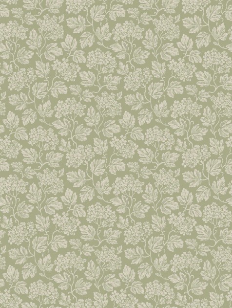 Boras Tapeter 8083 Anno II Hagtorn Green - tapeta w liście i kwiaty