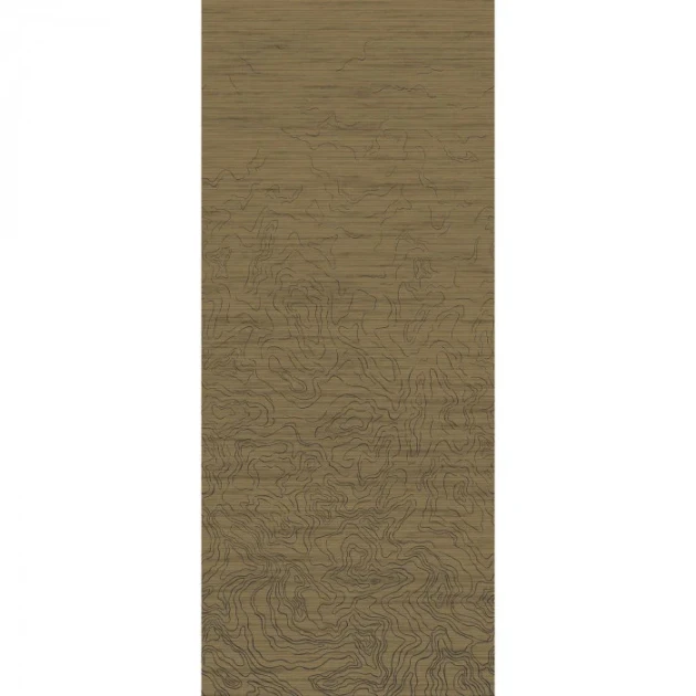 Casamance 71660353 Exploration Ondes précieuses Camel doré - tekstylny mural w motyw archipelagu
