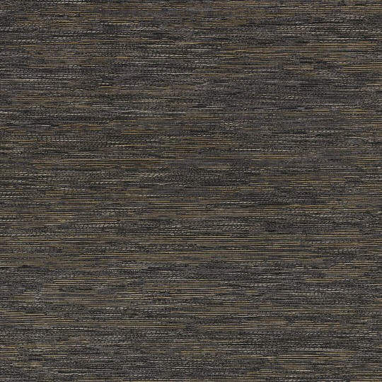 Casamance C75342752 Le Jacquard Tatami Noir - tapeta imitująca tkaninę żakardową