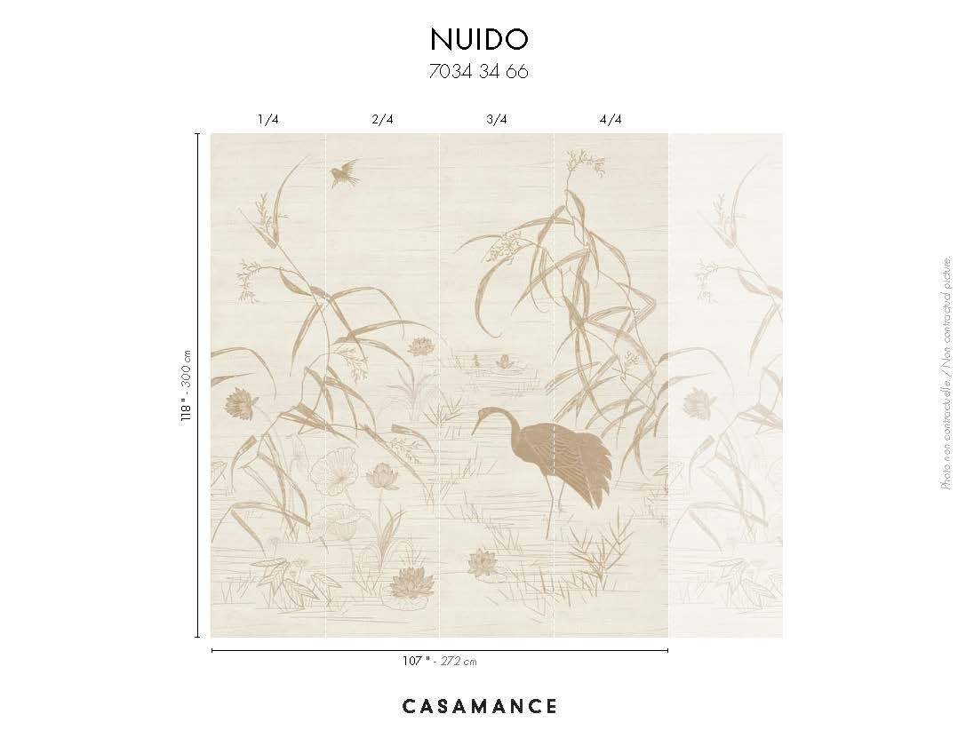 Casamance 70343466 Legendes Nuido Ivoire - mural w japoński krajobraz