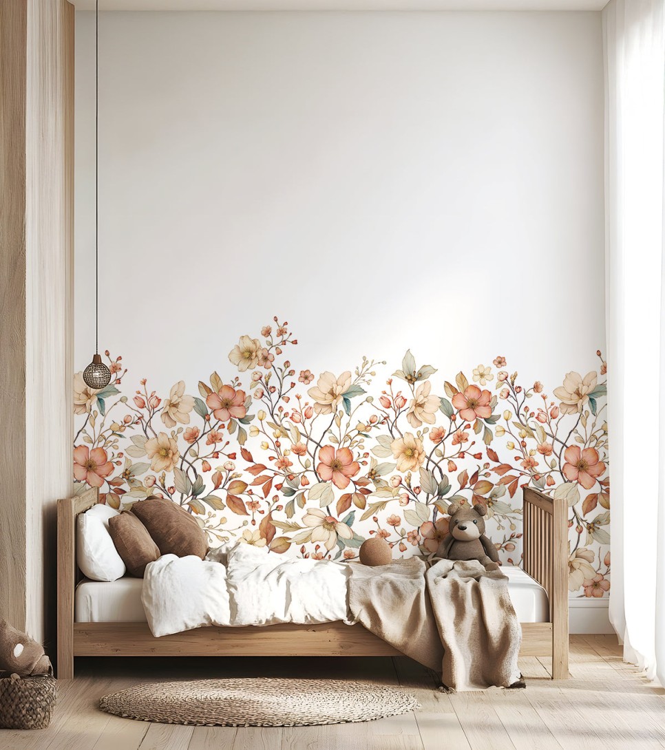 Lilipinso H0825 Louison - mural dla dzieci w kwiaty