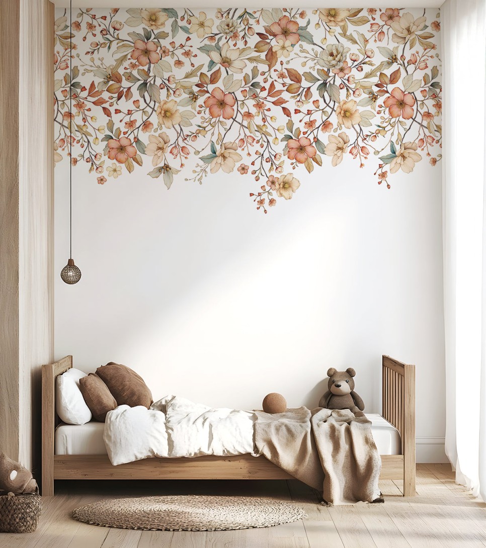 Lilipinso H0825 Louison - mural dla dzieci w kwiaty