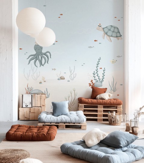 Lilipinso H0827 Lotan - mural dla dzieci w podwodny krajobraz