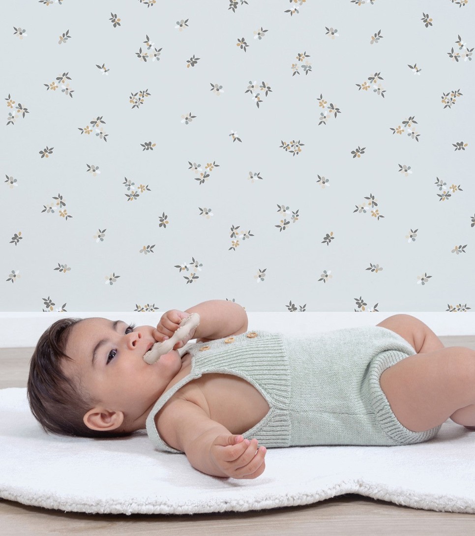 Lilipinso H0681 Braylynn - tapeta minimalistyczna w kwiaty