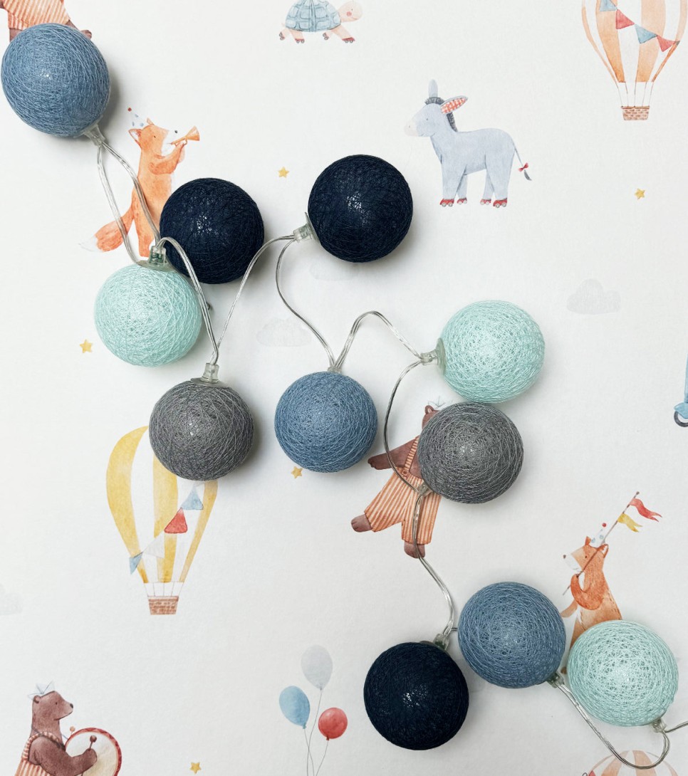 Lilipinso H0709 Gentle Friends - tapeta w niedźwiedzie i balony