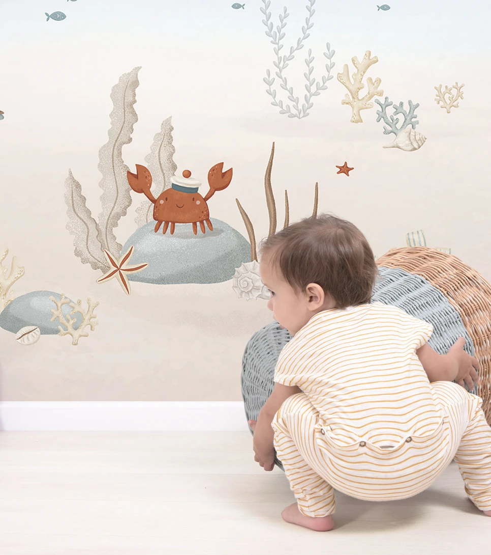 Lilipinso H0774 Lotan - mural dziecięcy w morskie zwierzęta