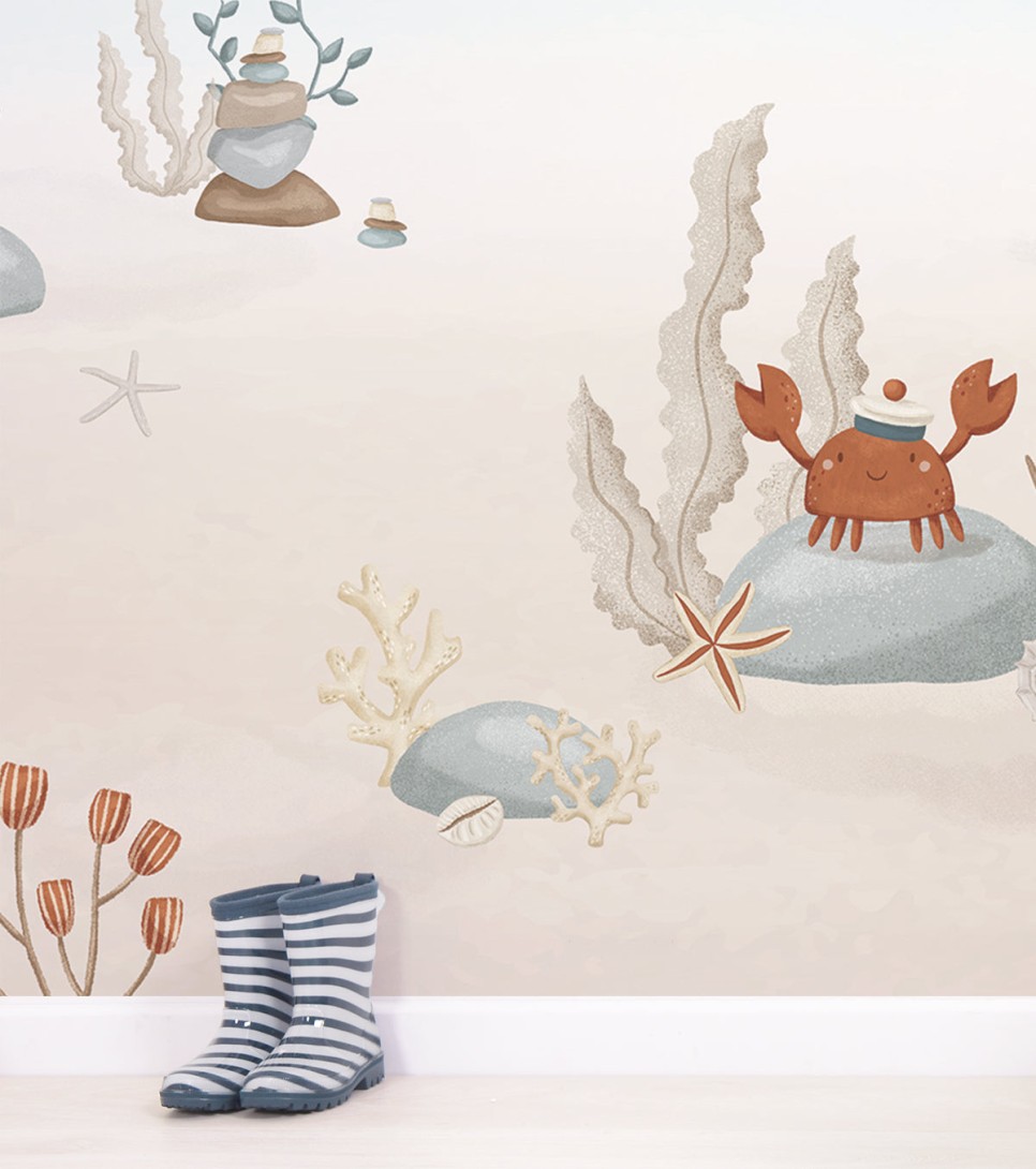 Lilipinso H0774 Lotan - mural dziecięcy w morskie zwierzęta