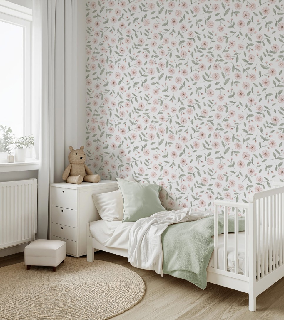 Lilipinso H0786 Eden - tapeta dziecięca w kwiaty