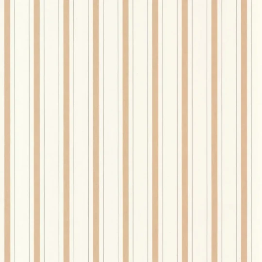 Casadeco 81571414 Les Belles Toiles de Jouy 2 Rayure Camel - tapeta w paski