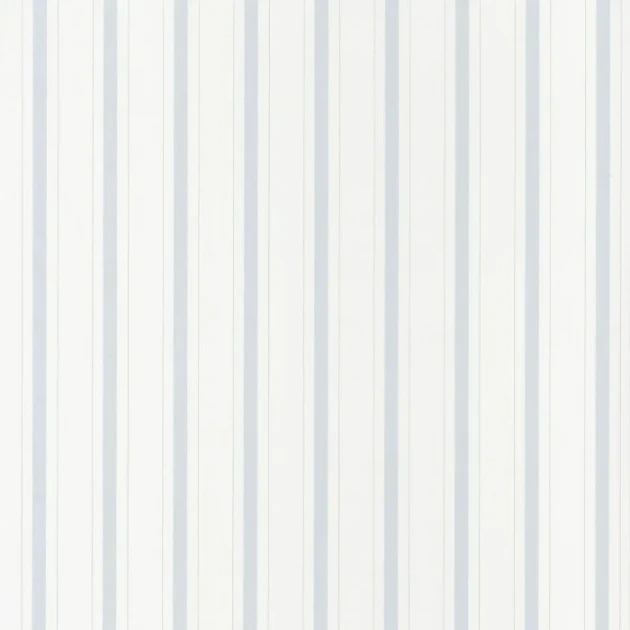 Casadeco 81576103 Les Belles Toiles de Jouy 2 Rayure Bleu doux - tapeta w paski