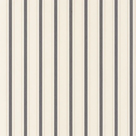 Casadeco 81579602 Les Belles Toiles de Jouy 2 Rayure Noir fusain - tapeta w paski