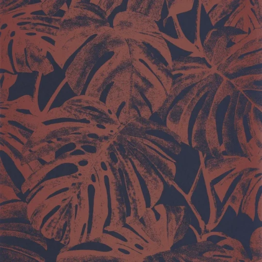 Casadeco RIOC201798661 Rio Mata Amarena - tapeta w liście monstery