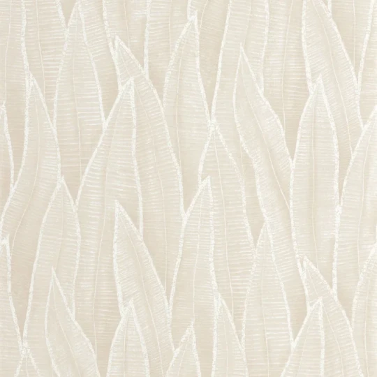 Casadeco 201830155 Rio Sansevieria Blanc craie - tapeta w egzotyczne liście