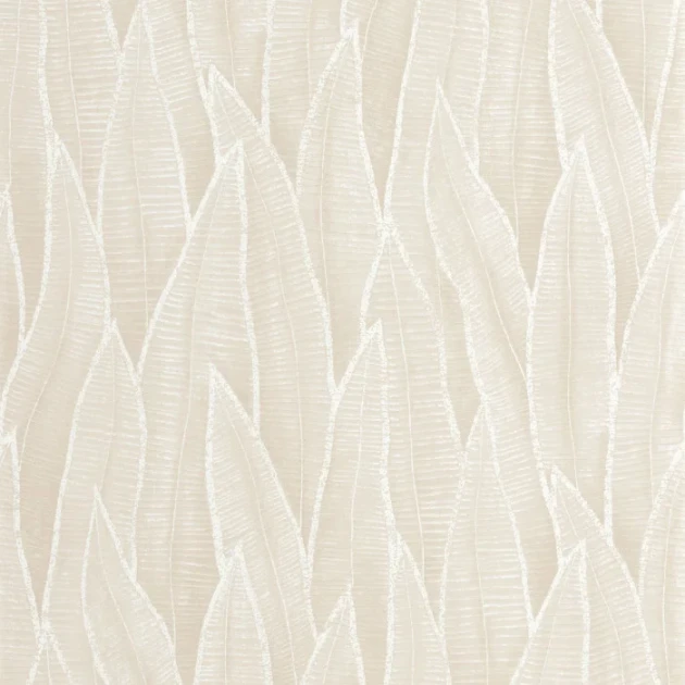 Casadeco 201830155 Rio Sansevieria Blanc craie - tapeta w egzotyczne liście