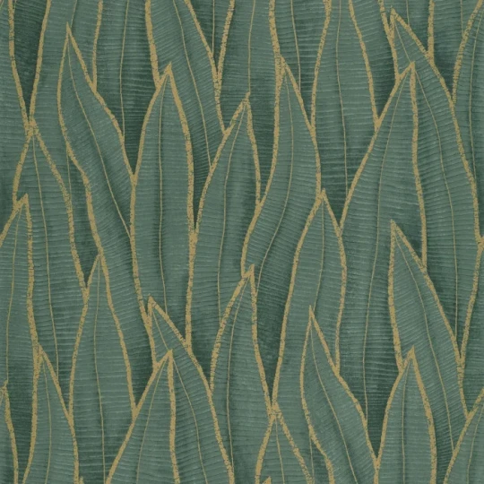 Casadeco 201837914 Rio Sansevieria Vert foret - tapeta w egzotyczne liście