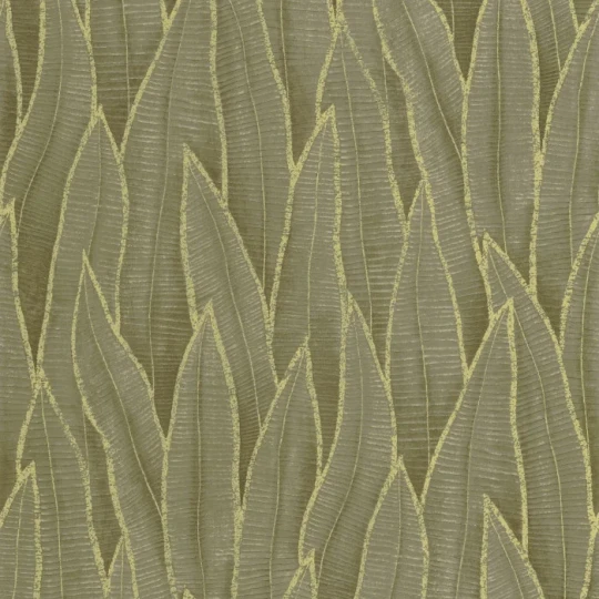 Casadeco 201837807 Rio Sansevieria Vert mousse - tapeta w egzotyczne liście