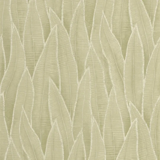 Casadeco 201837260 Rio Sansevieria Argile vert - tapeta w egzotyczne liście