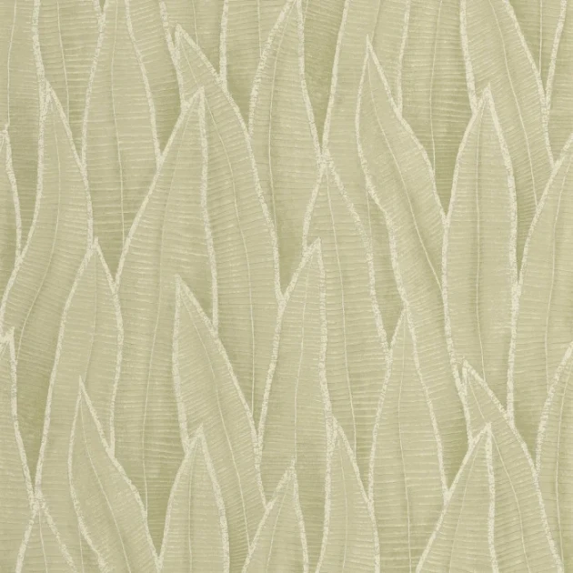 Casadeco 201837260 Rio Sansevieria Argile vert - tapeta w egzotyczne liście