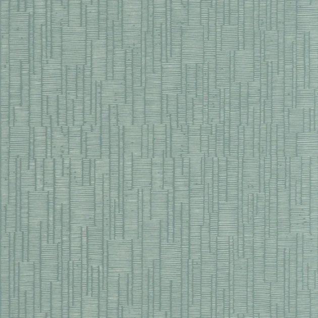 Casadeco 87447623 Rio Capri Vert canopee - tapeta w paski z efektem kredy