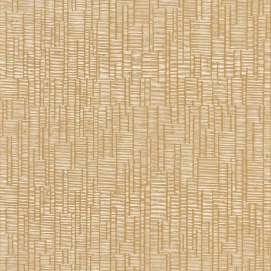 Casadeco 87442100 Rio Capri Camel - tapeta w paski z efektem kredy