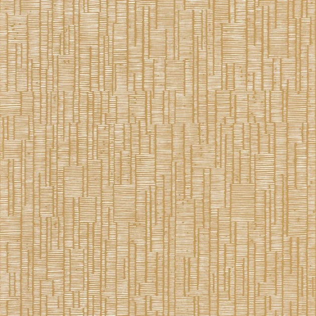 Casadeco 87442100 Rio Capri Camel - tapeta w paski z efektem kredy