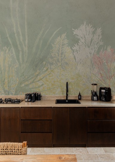 Wall&decò WET_AL2502 Wet System 2025 Algife - mural w rośliny podwodne