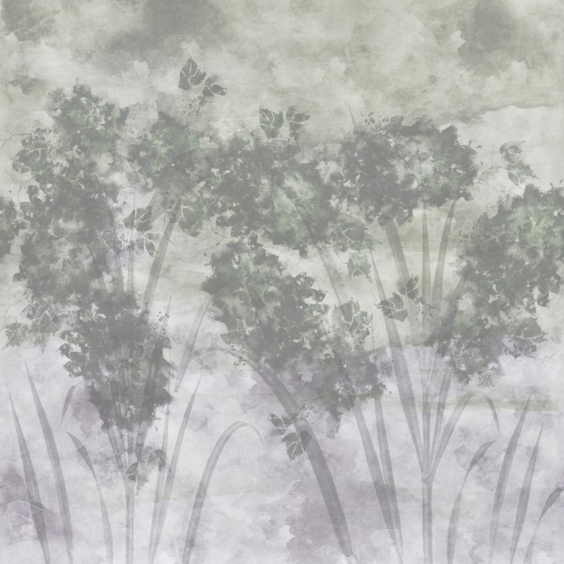 Wall&decò WET_TC2502 Wet System 2025 Tree Canopy - mural w drzewa