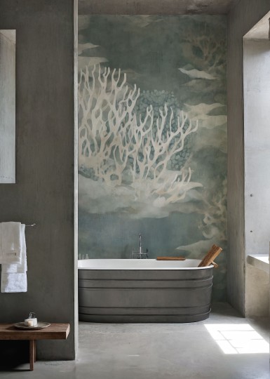 Wall&decò WET_GM2501 Wet System 2025 Good Mood - mural w koralowce