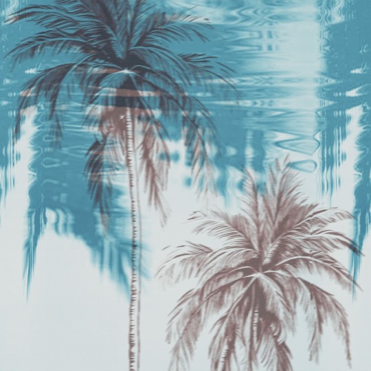 Wall&decò WET_DF2501 Wet System 2025 De Focus - mural w palmy