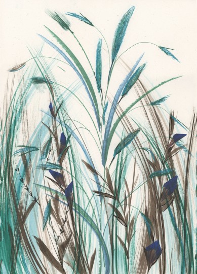 Wall&decò WET_AD2501 Wet System 2025 Arundo - mural w pałki wodne