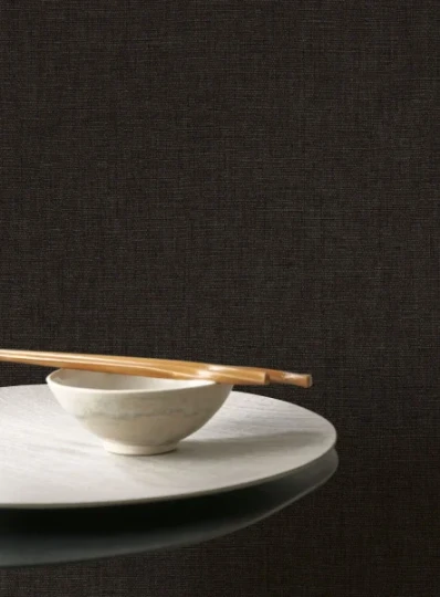 Casadeco CARA201170909 Caractere Blanc - tapeta imitująca len