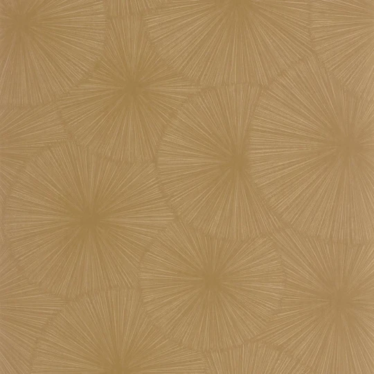 Casadeco 201872612 Solaris Helios Camel - tapeta w motyw słońca