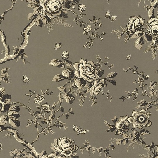 Tapeta Ralph Lauren Signature Papers PRL027/04 Ashfield Floral - Gunmetal