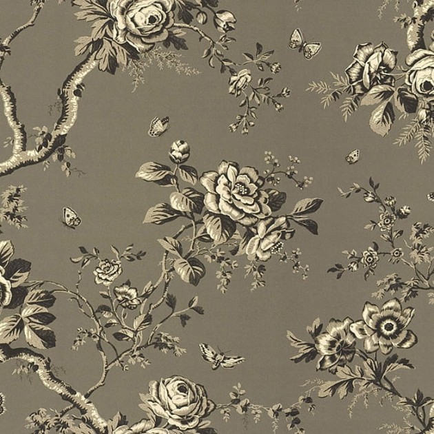 Tapeta Ralph Lauren Signature Papers PRL027/04 Ashfield Floral - Gunmetal