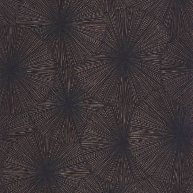 Casadeco 201876810 Solaris Helios Bleu encre - tapeta w motyw słońca